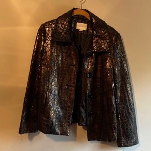 Erin London Stylish Snake Blazer